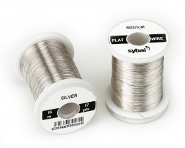 Flat Colour Wire, Medium, Silver